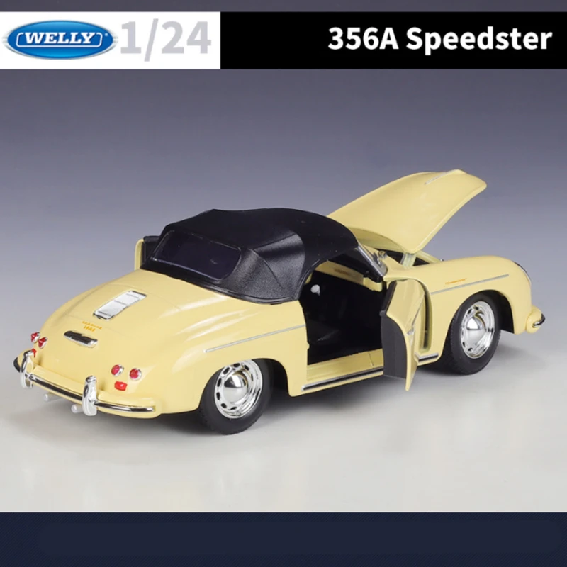 Welly 1:24 Porsche 356A Speedster Toy Model 6 Welly 1:24 Porsche 356A Speedster Toy Model - Image 6