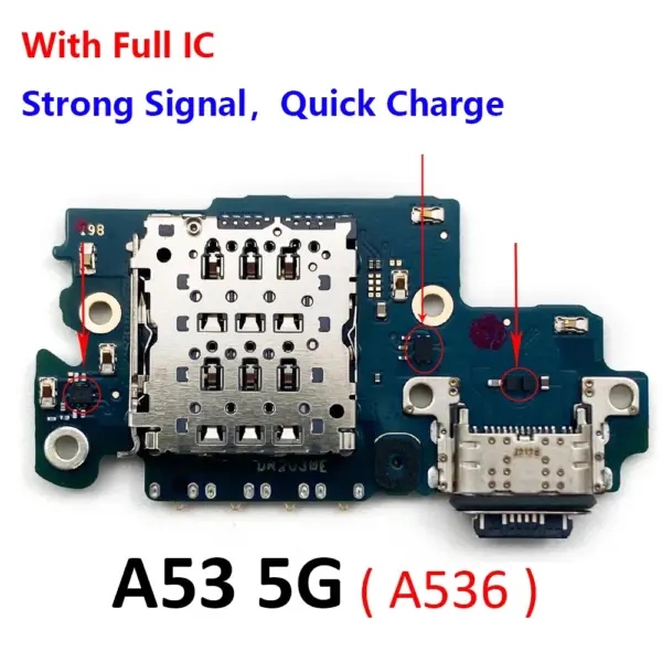 Samsung A53 5G USB Charging Port & Microphone Repair Kit - Image 4