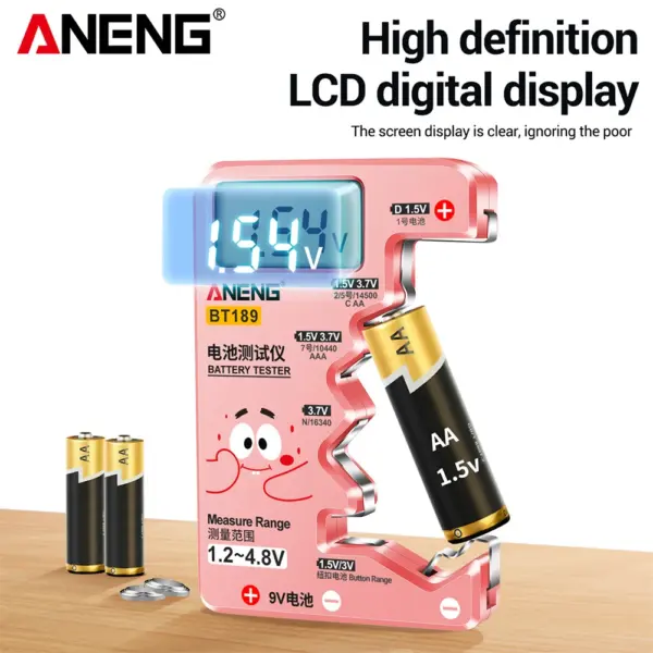Universal Digital Battery Tester with LCD Display - Image 6