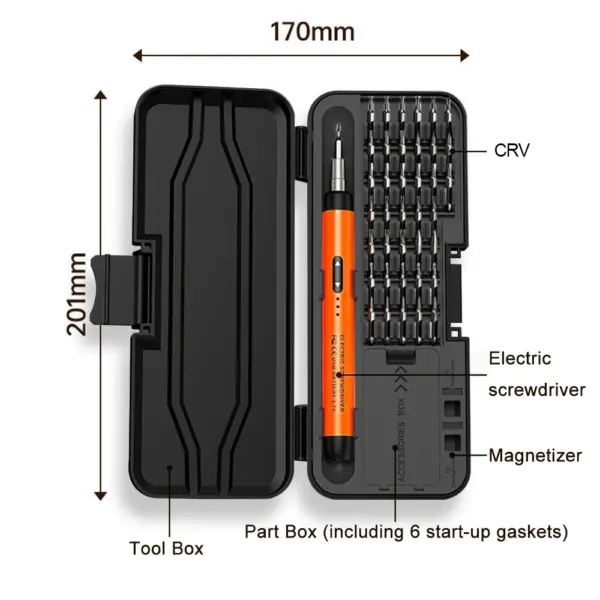 Rechargeable Mini Electric Screwdriver Set - Image 3