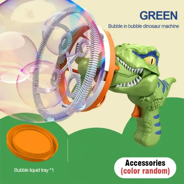 Dinosaur Bubble Blower Machine for Outdoor Fun - Image 13
