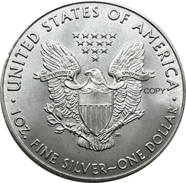 Liberty Silver Plated Commemorative Coin - Image 2