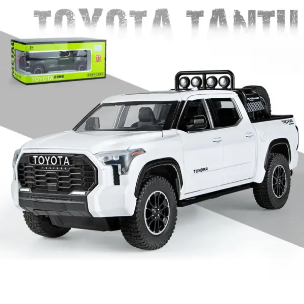 1/24 Toyota Tundra TRD Diecast Model Truck - Image 8