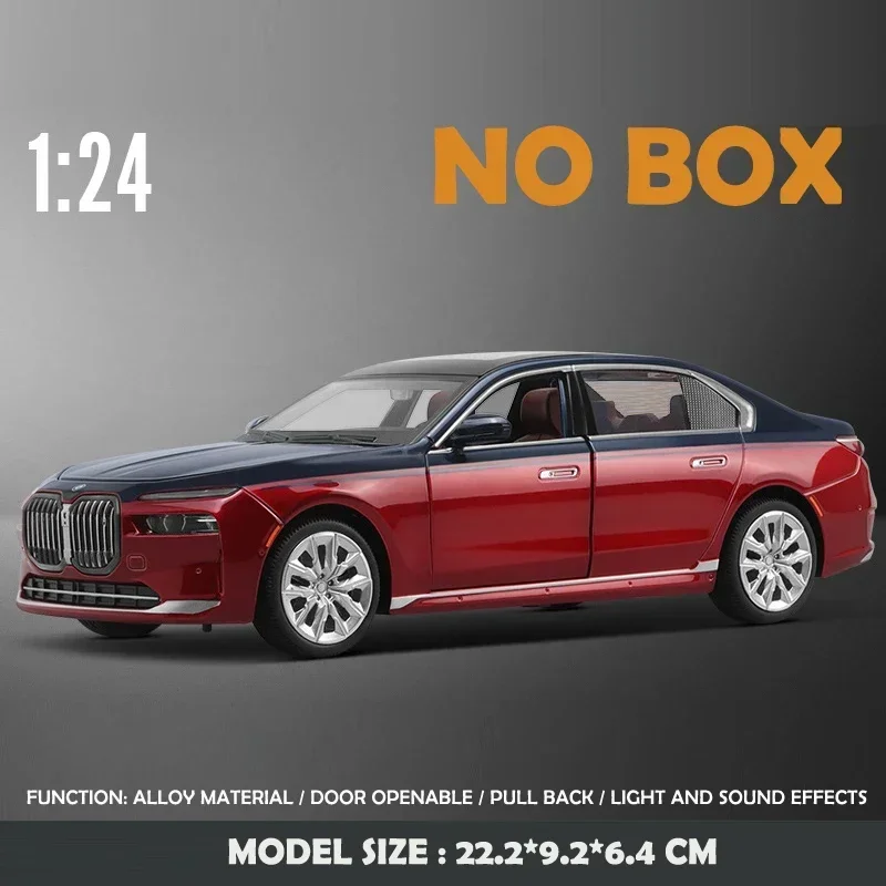 BMW I7 G70 1:24 Diecast Model Car Collection 10 BMW I7 G70 1:24 Diecast Model Car Collection - Image 10