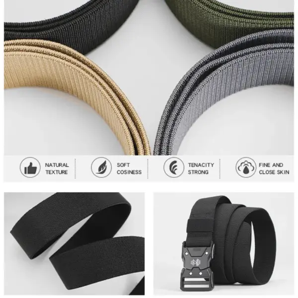FRALU Tactical Elastic Belt with Metal Buckle - Image 6