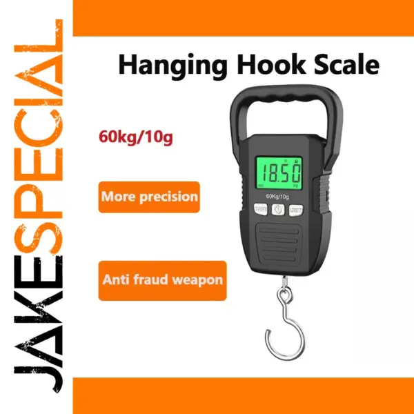 Digital Hanging Scale 60kg/10g LCD Display