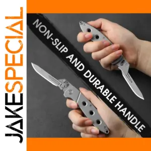 Folding Stainless Steel EDC Knife with Blades