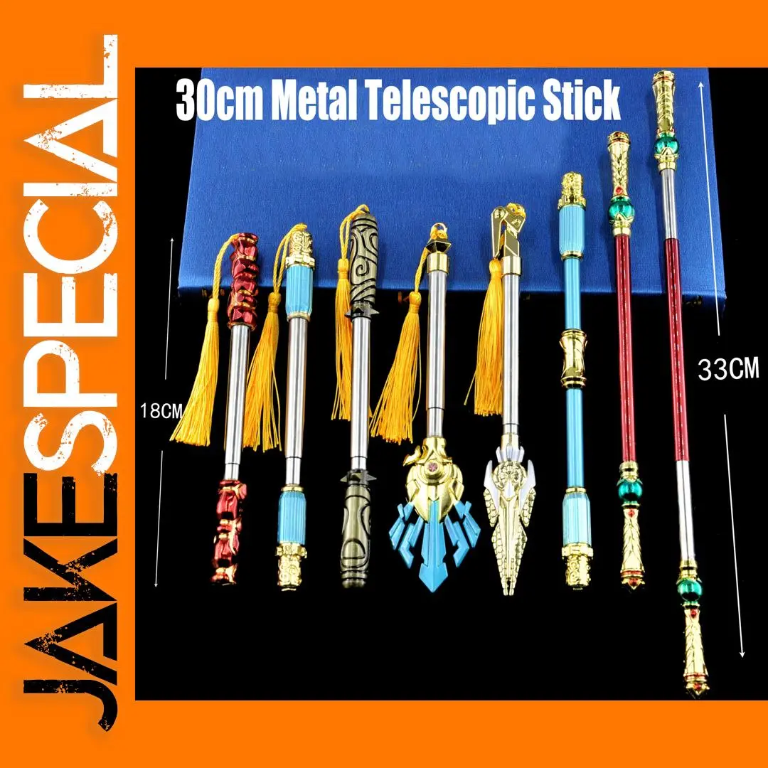 30cm Metal Telescopic Prop for Anime Fans 1 30cm Metal Telescopic Prop for Anime Fans