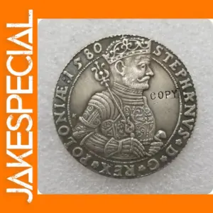 TALAR STEPHAN BATORY 1580 Replica Coin