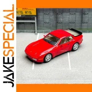 1:64 Diecast Porsche 944 Red Supercar Model