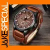 CURREN Men's Luxury Quartz Leather Watch