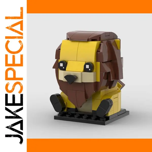 Mini Animal Lion Building Block Set 180PCS
