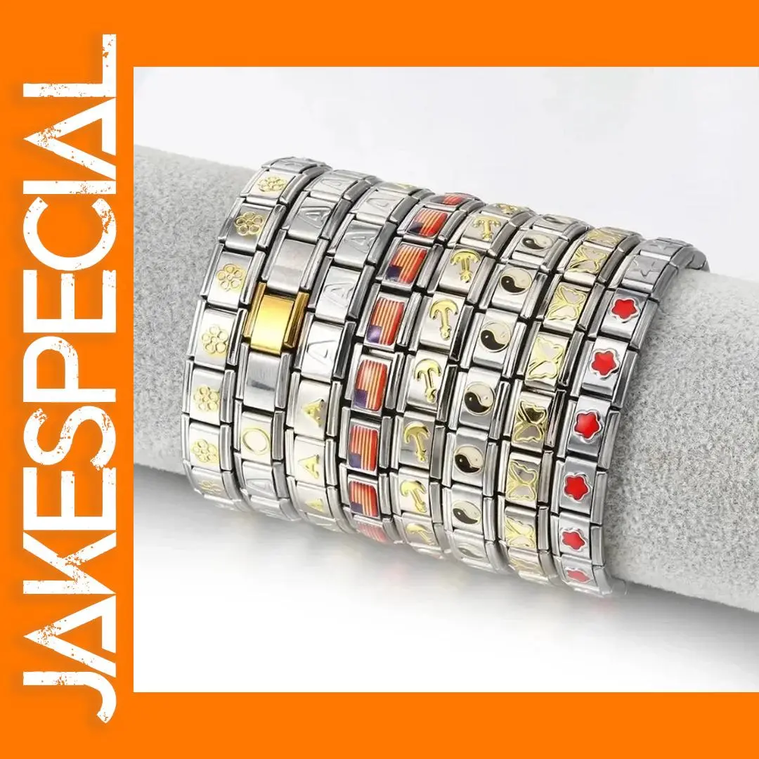 Stainless Steel Heart Flower Butterfly Bracelet 1 Stainless Steel Heart Flower Butterfly Bracelet