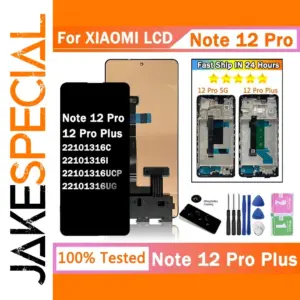 6.7 inches AMOLED Replacement Screen for Xiaomi Redmi Note 12 Pro Plus