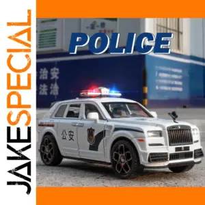 Rolls Royce Cullinan Police Car Model Toy