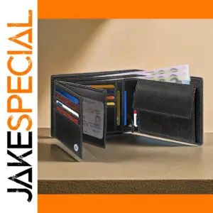Slim RFID Blocking Leather Card Holder Wallet