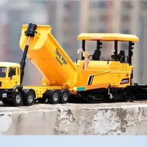 1:32 Alloy Dump Trucks and Pavers Model Set 24 00db2302 upscaled