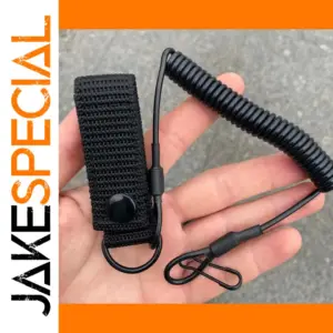 Elastic Tactical Lanyard for Keys and Flashlights