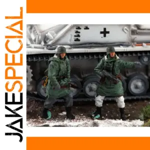 1:72 Resin German Winter Tank Scout Scene Set