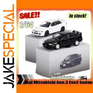 1:64 Mitsubishi Evo3 Sedan Diecast Miniature