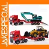 1:50 Scale Metal Flatbed Trailer Model