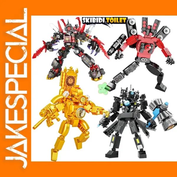 Skibidi Toilet Titan Building Block Set