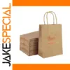 21cm Kraft Paper Gift Bags Set of 6