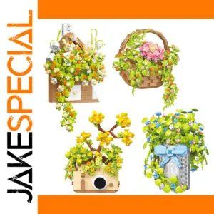 Light Flower Potted Plant Building Blocks