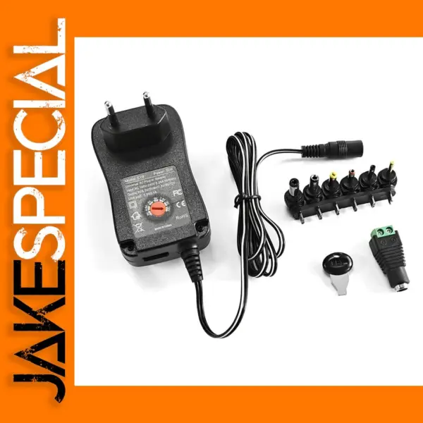 Universal Adjustable Voltage Power Adapter for Multiple Devices