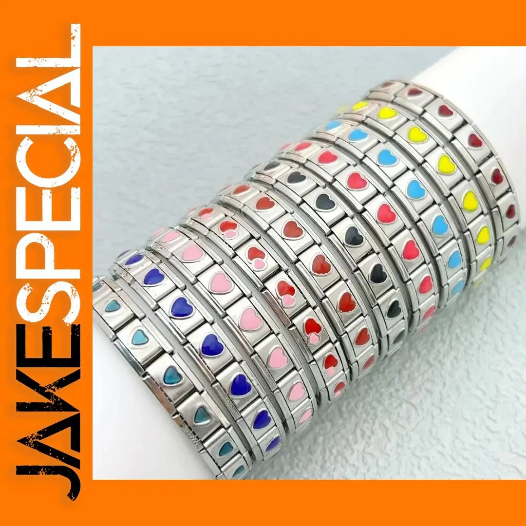 Golden Love Italian Charm Links Bracelet Set 1 Golden Love Italian Charm Links Bracelet Set