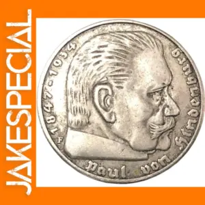 1935 Germany 5 Reichsmark Coin Replica