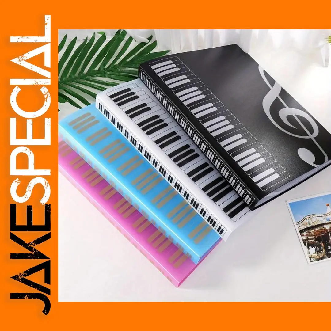 40-Pocket A4 Sheet Music Folder for Musicians 1 40-Pocket A4 Sheet Music Folder for Musicians
