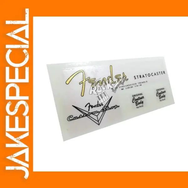 Custom Guitar Peghead Logo Decal Sticker
