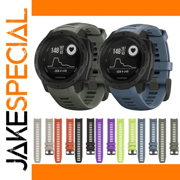Silicone Strap for Garmin Instinct Model No d0p627241vs000evh0t0