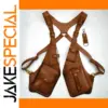 Medieval Style Faux Leather Harness Bag
