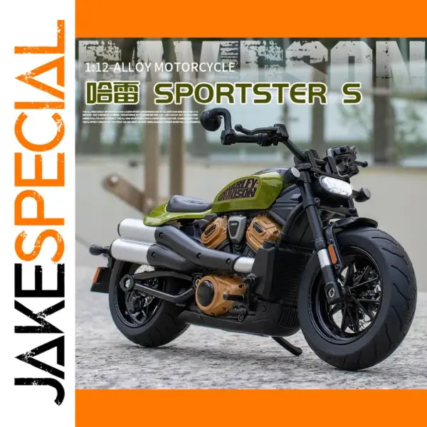 Harley Sportster S Diecast Model Motorcycle