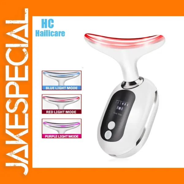 Neck and Face Lifting Massager with LED Lights