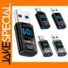 USB 3.2 Adapter with Power Meter Display