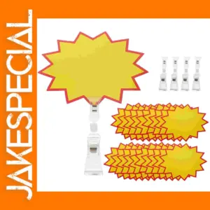 Clip-On Sale Sign Holder and Price Tag Set