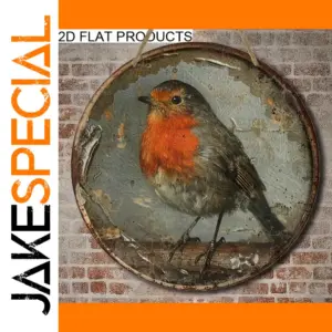 Vintage Robin Wall Decorative Logo Plate