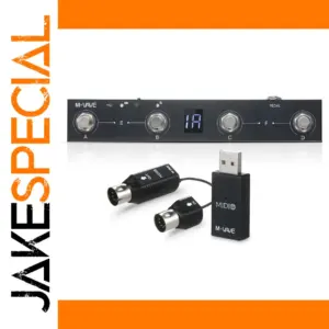 M-VAVE Rechargeable Wireless MIDI Foot Controller