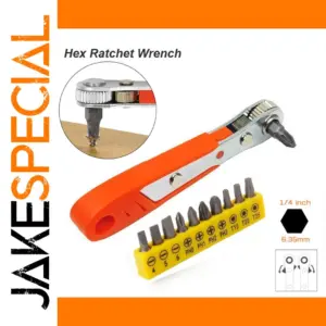 Mini Adjustable 1/4 Inch Ratchet Wrench