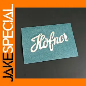 Hofner Bass Guitar Decal Sticker 0.1mm Thick