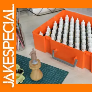 Model Paint Bottle Storage Suitcase for 88 Bottles