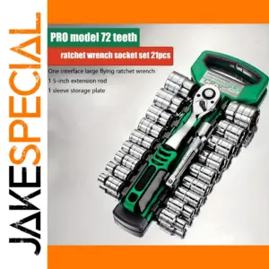 Drive Socket Set with Quick-Release Ratchet