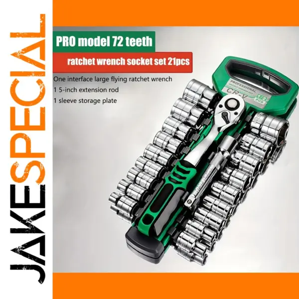 Drive Socket Set with Quick-Release Ratchet