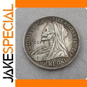 Antique Queen Victoria Replica Coin Design