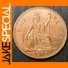 1967 UK Penny Replica Copper Coin