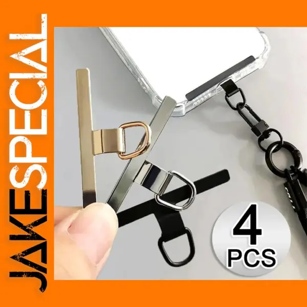 4PCS Ultra-thin Stainless Steel Phone Tether Gaskets