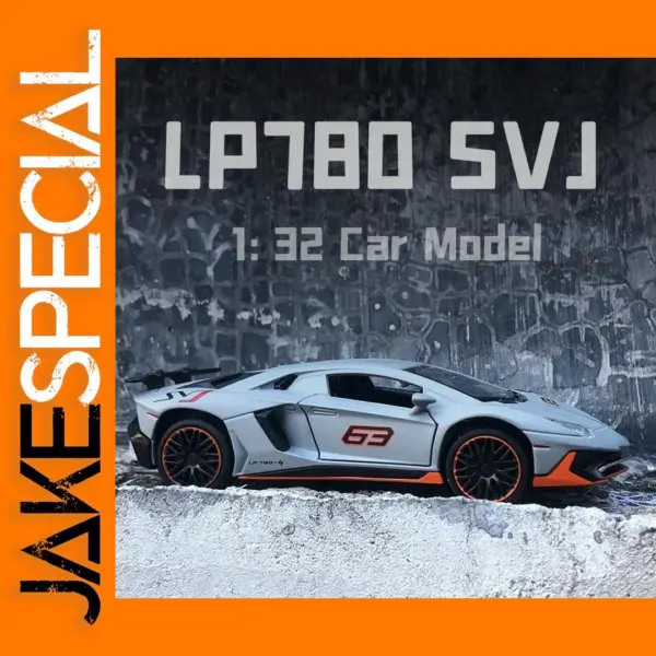 1:32 Lamborghini LP780 Diecast Model Car